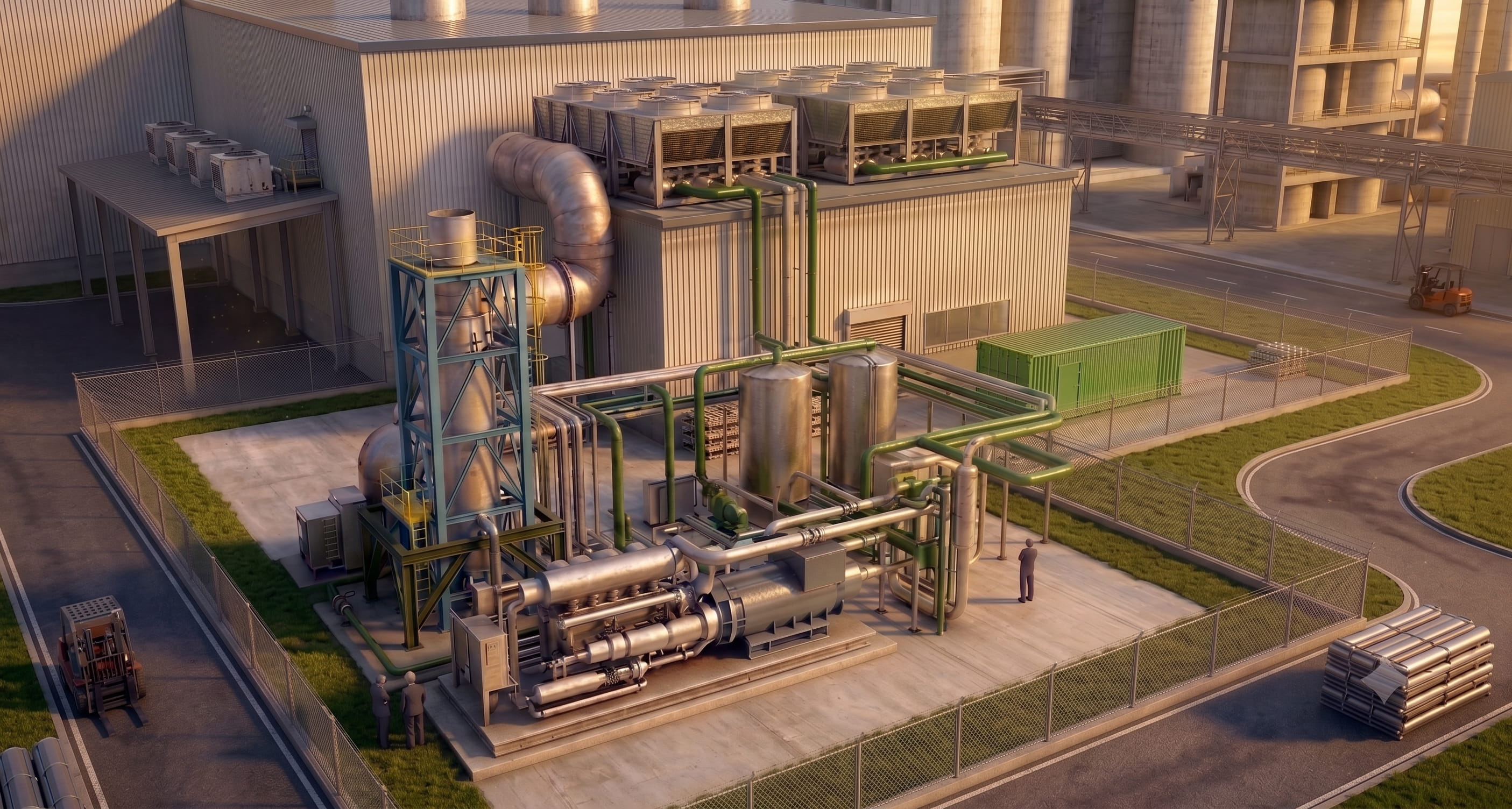 Industrial Facility Render